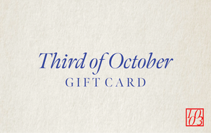 Third of October Gift Card